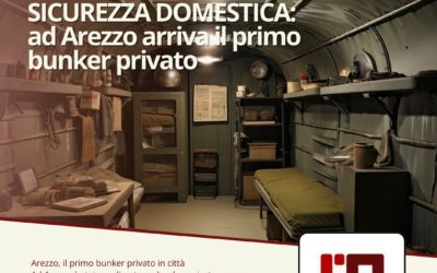 Arezzo, cresce l’interesse per i bunker privati: costruito il primo rifugio antiatomico in città